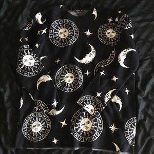 dolls kill celestial the craft oversized sweater